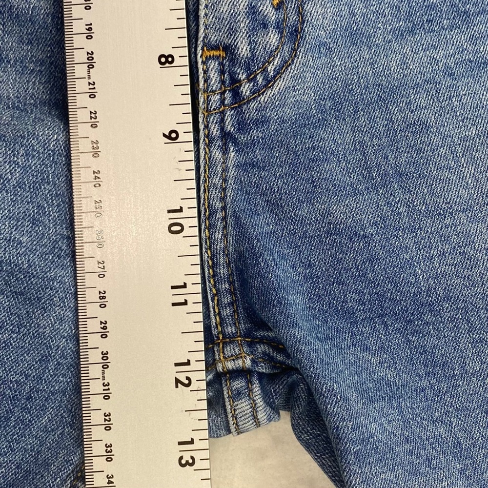 Levis 505 Regular Fit Jeans Mens 34x32 Medium Wash Blue Straight Leg Denim Pants - Picture 14 of 16